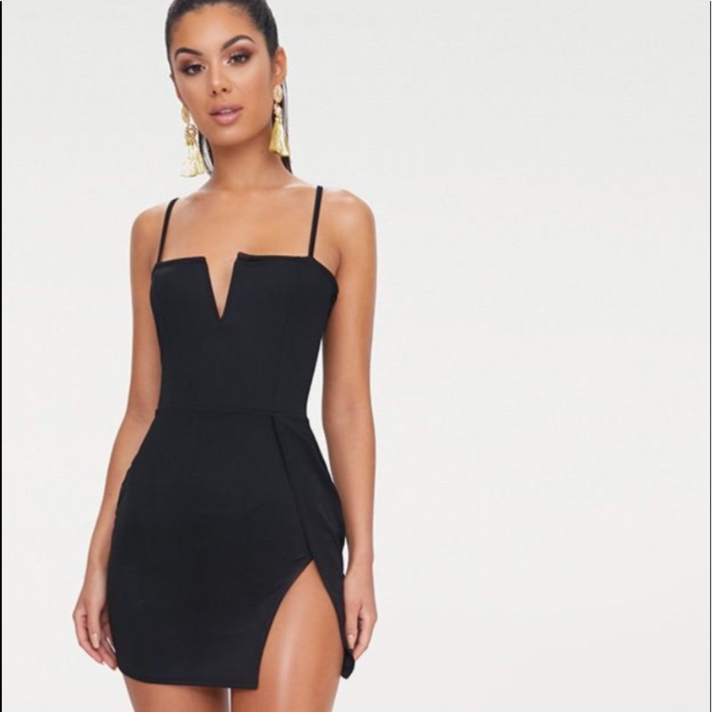 Pretty little thing slit dress